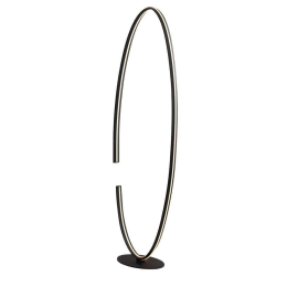 Φωτιστικό Δαπέδου Led-Clarke-PT Black Luce Ambiente Design Αλουμίνιο