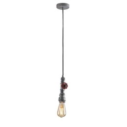 Φωτιστικό Οροφής I-Amarcord-S1 ZN Grey Luce Ambiente Design Μέταλλο