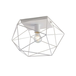 Φωτιστικό Οροφής - Πλαφονιέρα I-Abraxas-PL1 Bco White Luce Ambiente Design Μέταλλο