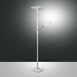 Φωτιστικό Δαπέδου Led Ideal 3550-10-102 White Fabas Luce Αλουμίνιο