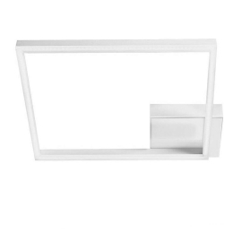 Φωτιστικό Οροφής - Πλαφονιέρα Led Bard 4000K 3394-62-102 White Fabas Luce Μέταλλο, Μεθακρυλικό