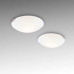 Φωτιστικό Οροφής - Πλαφονιέρα Led Fox Led 3564-65-102 White Fabas Luce Μέταλλο,Γυαλί