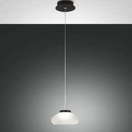 Φωτιστικό Οροφής Led Arabella 3547-40-102 White Fabas Luce Μέταλλο,Γυαλί