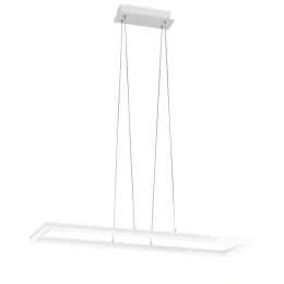 Φωτιστικό Οροφής Led Bard 4000K 3394-43-102 White Fabas Luce Μέταλλο, Μεθακρυλικό