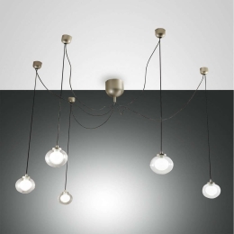 Φωτιστικό Οροφής Blog Led 3472-48-225 Gold Matt Fabas Luce Μέταλλο,Γυαλί