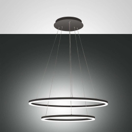 Φωτιστικό Οροφής Led Giotto 3508-45-101 Black Fabas Luce Μέταλλο, Μεθακρυλικό