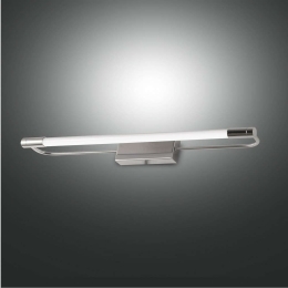 Φωτιστικό Τοίχου Led Rapallo 3552-21-138 Chrome Fabas Luce Μέταλλο, Μεθακρυλικό