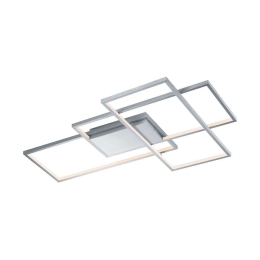 Φωτιστικό Οροφής - Πλαφονιέρα Led Thiago RGBW 652690307 Nickel Trio Lighting Μέταλλο
