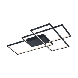 Φωτιστικό Οροφής - Πλαφονιέρα Led Thiago RGBW 652690342 Anthracite Trio Lighting Μέταλλο
