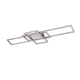 Φωτιστικό Οροφής - Πλαφονιέρα Led Irvine 620010407 105x42cm Nickel Trio Lighting Μέταλλο