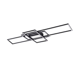 Φωτιστικό Οροφής - Πλαφονιέρα Led Irvine 620010442 105x42cm Anthracite Trio Lighting Μέταλλο