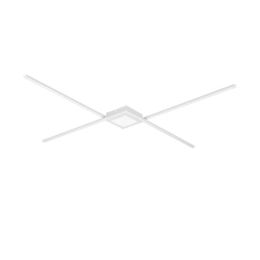 Φωτιστικό Οροφής - Πλαφονιέρα Led Oxford 674410331 4000K 102x78cm White Trio Lighting Μέταλλο