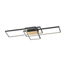 Φωτιστικό Οροφής - Πλαφονιέρα Led Tuscon 672610332 Black Trio Lighting Μέταλλο