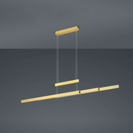 Φωτιστικό Οροφής - Ράγα Led Trajan 375310508 Brass Trio Lighting Metal