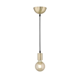 Φωτιστικό Οροφής Cord 310100108 Ø12x150cm Brass Trio Lighting Μέταλλο