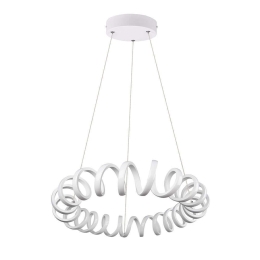 Φωτιστικό Οροφής Led Curl 325110131 4000K Ø55x150cm White Trio Lighting Μέταλλο