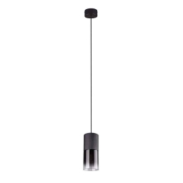 Φωτιστικό Οροφής Robin 310600132 Ø10x150cm Smoke-Black Trio Lighting Μέταλλο,Γυαλί