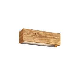 Φωτιστικό Τοίχου - Απλίκα Led Brad 223790130 11x37cm Wood Trio Lighting Μέταλλο,Ξύλο