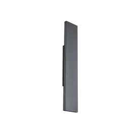 Φωτιστικό Τοίχου-Απλίκα Led Concha 2x900Lm 47x8cm Anthracite-White 225174742 Trio Lighting Μέταλλο,Ακρυλικό