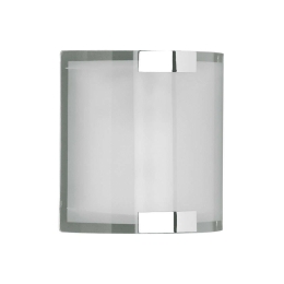 Φωτιστικό Τοίχου-Απλίκα Divo 20x20x7cm Chrome-White 2522011-06 Trio Lighting Metal, Glass