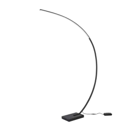 Φωτιστικό Δαπέδου Led Bangkok 1400Lm 22x180cm Black Mat 426511832 Trio Lighting Μέταλλο