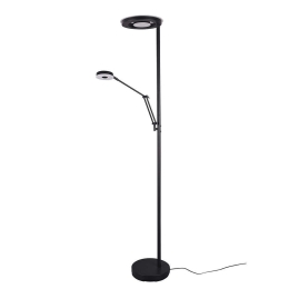 Φωτιστικό Δαπέδου Led Barrie 4000Lm, 600Lm 181x30cm Black Mat 424210332 Trio Lighting Μέταλλο