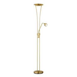 Φωτιστικό Δαπέδου Led Arizona 2000Lm, 500Lm 25x180cm Brass Mat 426410208 Trio Lighting Μέταλλο