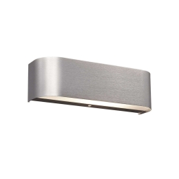 Φωτιστικό Τοίχου-Απλίκα Led Adriano 2x310Lm 30x6cm Brushed Aluminium-White 220810205 Trio Lighting Αλουμίνιο
