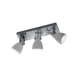 Φωτιστικό Οροφής-Σποτ Concrete 35x18x10cm Concrete Look 802500378 Trio Lighting Τσιμέντο,Μέταλλο