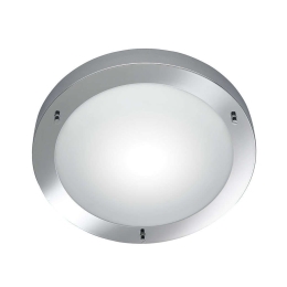 Φωτιστικό Οροφής-Πλαφονιέρα Condus 8x31cm Chrome-White 6801011-06 Trio Lighting Μέταλλο,Γυαλί