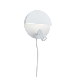 Φωτιστικό Τοίχου-Απλίκα Led Mario 600Lm, 200Lm 16cm White Mat-White 222370231 Trio Lighting Μέταλλο,Ακρυλικό
