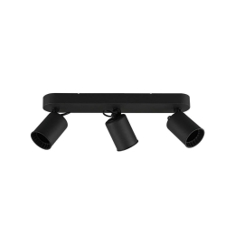 Φωτιστικό Οροφής-Σποτ Pago 41x15x7cm Black Mat-Black 803500332 Trio Lighting Μέταλλο,Πλαστικό