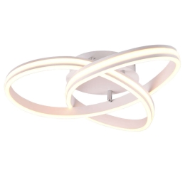 Φωτιστικό Οροφής - Πλαφονιέρα Yara 626210131 58W Led Φ59cm 14cm White Mat Trio Lighting Μέταλλο