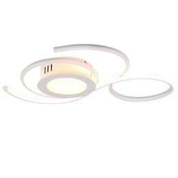 Φωτιστικό Οροφής - Πλαφονιέρα Jive 623410231 36W Led 50x45,5x7,6cm White Mat Trio Lighting Μέταλλο