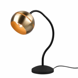 Φωτιστικό Επιτραπέζιο Fletcher 593300108 1xE14 10W 15x42,5cm Brass Mat Trio Lighting Μέταλλο