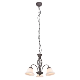 Φωτιστικό Οροφής Rustica 101000324 3xE14 40W Φ55cm 150cm Rust Trio Lighting Μέταλλο