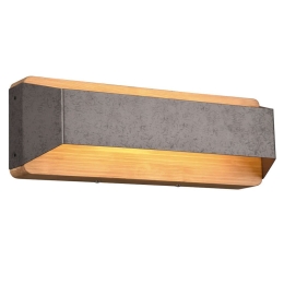 Φωτιστικό Τοίχου - Απλίκα Arino 224819167 13,5W Led 35,2x12cm Antique Trio Lighting Μέταλλο,Ξύλο