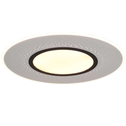 Φωτιστικό Οροφής - Πλαφονιέρα Verus 626919307 40W Led Φ70cm 7,2cm Nickel Mat Trio Lighting Μέταλλο