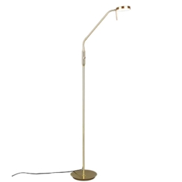 Φωτιστικό Δαπέδου Monza 423310108 12W Led 25x50x145cm Brass Mat Trio Lighting Μέταλλο