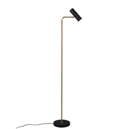 Φωτιστικό Δαπέδου Marley 412400108 1xGU10 5W 23x39x151cm Brass Mat Trio Lighting Μέταλλο