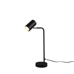 Φωτιστικό Επιτραπέζιο Marley 512400132 1xGU10 5W 12x25x45cm Black Mat Trio Lighting Μέταλλο