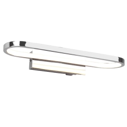 Φωτιστικό Τοίχου - Απλίκα Gianni 283770106 17W Led 40x17,5x14,8cm Chrome Trio Lighting Μέταλλο