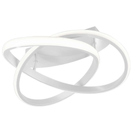 Φωτιστικό Οροφής - Πλαφονιέρα Course R62051131 1xLed 18W Φ45cm 18,8cm White Mat RL Lighting Μέταλλο