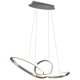 Φωτιστικό Οροφής Sansa R32751107 1xLed 28W 80x150cm Nickel Mat RL Lighting Μέταλλο