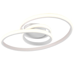 Φωτιστικό Οροφής - Πλαφονιέρα Sansa 1xLed 18,5W 53x43x17cm White Mat RL Lighting Μέταλλο