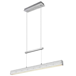 Φωτιστικό Οροφής - Ράγα Paros R32043105 1xLed 21W & 2xLed 5,5W 90x150cm Silver RL Lighting Metal