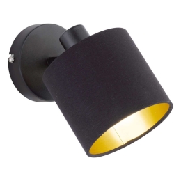 Φωτιστικό Τοίχου - Απλίκα Tommy R80331079 1xE14 28W 12x19cm Black Mat RL Lighting Μέταλλο