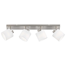 Φωτιστικό Οροφής - Σποτ Tommy R80334001 4xE14 28W 70x19cm Nickel Mat RL Lighting Μέταλλο,Ύφασμα