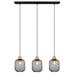 Φωτιστικό Οροφής - Ράγα Calimero R30563032 3xE27 40W 80x150cm Black Mat RL Lighting Μέταλλο