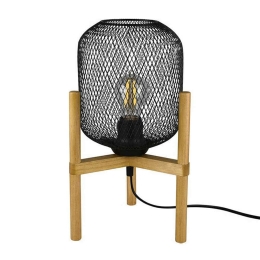 Φωτιστικό Επιτραπέζιο Calimero R50561032 1xE27 40W Φ22cm 37cm Black Mat RL Lighting Μέταλλο